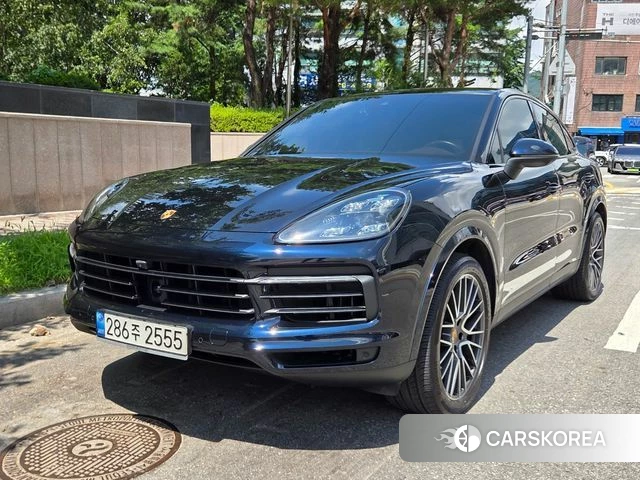 Porsche Cayenne (PO536) 2021 Синий из Кореи