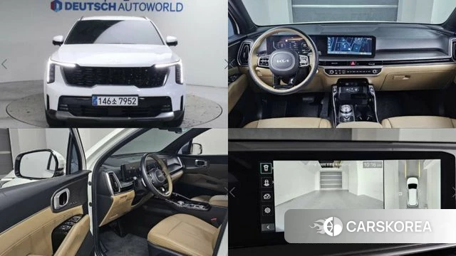 Kia The New Sorento 4th Generation 2025 Белый из Кореи