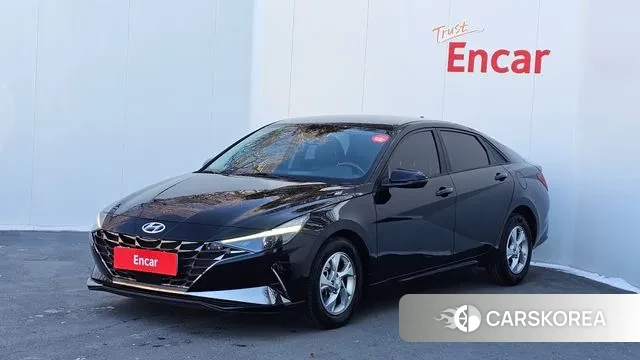 Hyundai Avante (CN7) 2021 Черный из Кореи