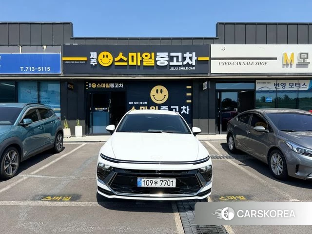 Hyundai Sonata D Edge Hybrid (DN8) 2025 Белый из Кореи