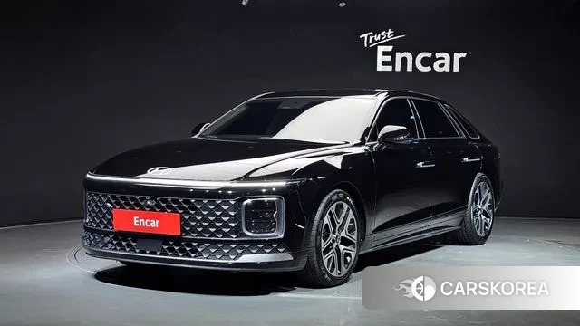 Hyundai Grandeur (GN7) 2022 Черный из Кореи