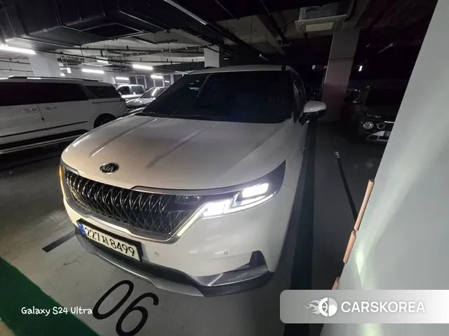 Kia Carnival 4th generation 2021 Белый из Кореи