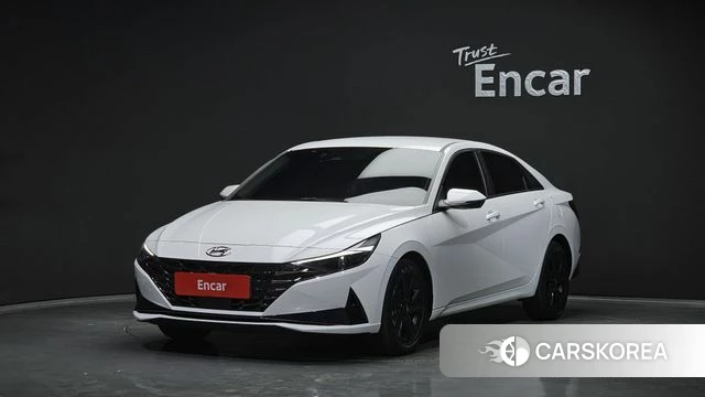 Hyundai Avante (CN7) 2023 Белый из Кореи