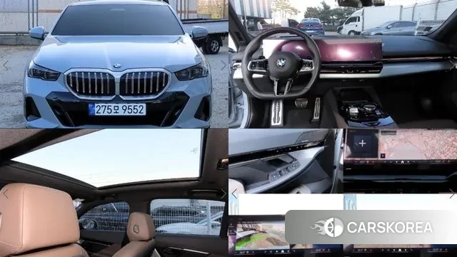 BMW 5 Series (G60) 2024 Серебряный из Кореи