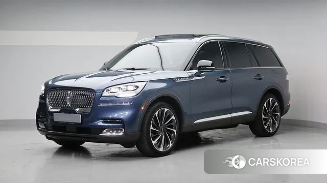 Lincoln Aviator 2nd generation 2020 Синий нефрит из Кореи