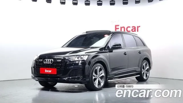 Audi Q7 (4M) 2022 Черный из Кореи