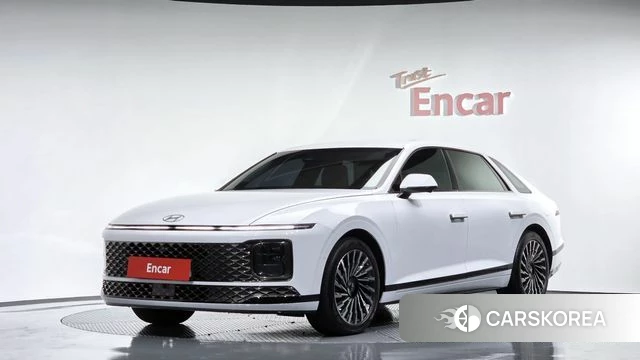 Hyundai Grandeur Hybrid (GN7) 2025 Белый из Кореи