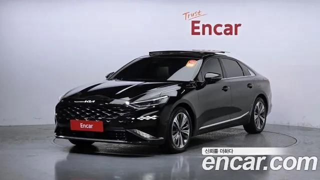 Kia K8 Hybrid 2023 Черный из Кореи