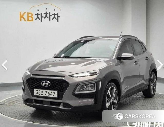 Hyundai Kona 2018 Серебристо-серый из Кореи