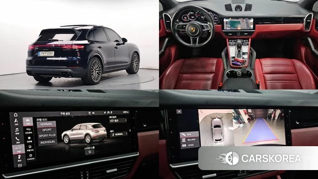 Porsche Cayenne (PO536) 2021 Синий из Кореи
