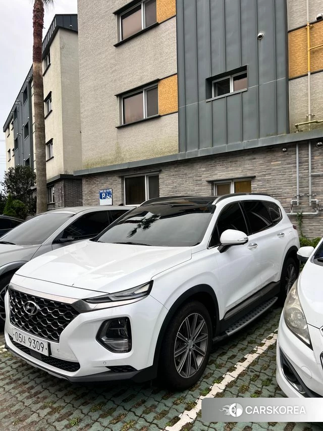 Hyundai Santa Fe TM 2018 Белый из Кореи