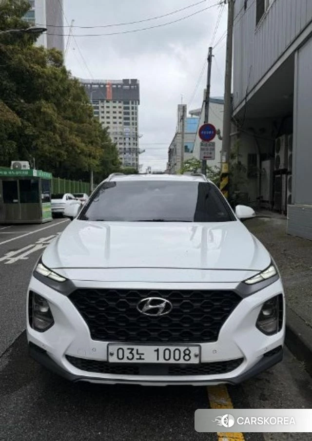 Hyundai Santa Fe TM 2018 Белый из Кореи