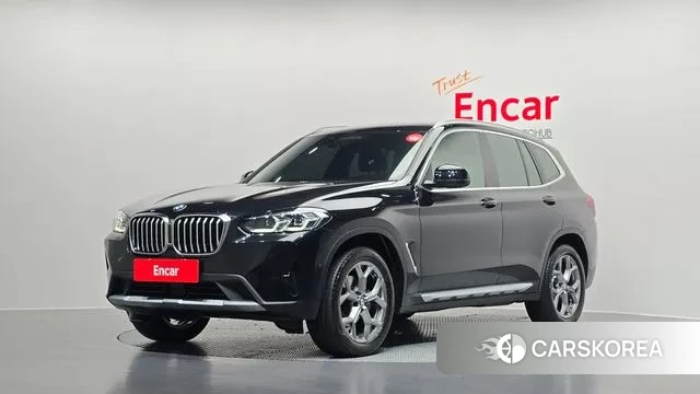 BMW X3 (G01) 2022 Черный из Кореи