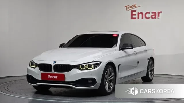 BMW 4 Series (F32) 2018 Белый из Кореи