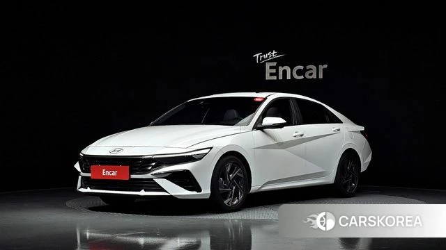 Hyundai The New Avante (CN7) 2023 Белый из Кореи