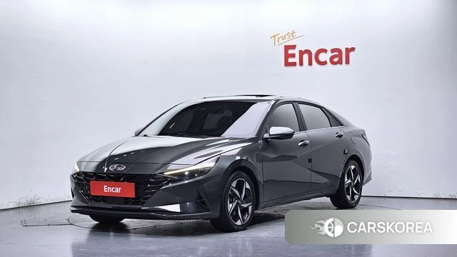 Hyundai Avante Hybrid (CN7) 2022 Серый из Кореи