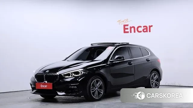 BMW 1 Series (F40) 2021 Черный из Кореи