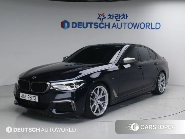 BMW 5 Series (G30) 2019 Синий из Кореи