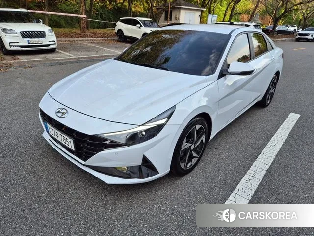 Hyundai Avante (CN7) 2021 Белый из Кореи