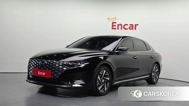 Hyundai The New Grandeur IG Hybrid 2020 Черный из Кореи