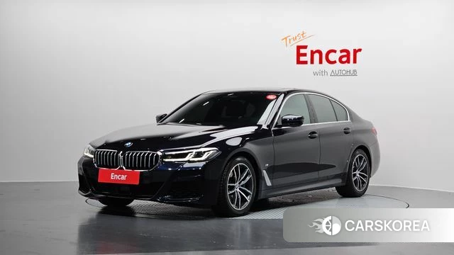 BMW 5 Series (G30) 2022 Черный из Кореи