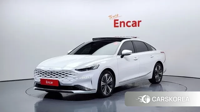 Kia K8 Hybrid 2022 Белый из Кореи