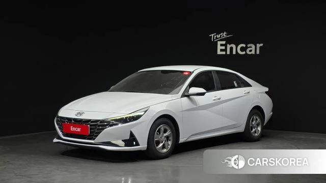 Hyundai Avante (CN7) 2022 Белый из Кореи