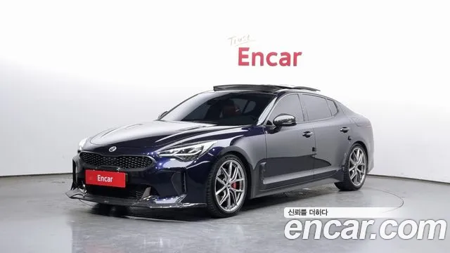 Kia Stinger 2018 Синий из Кореи