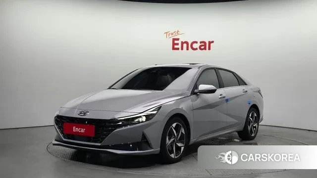 Hyundai Avante (CN7) 2023 Серебристо-серый из Кореи