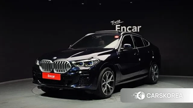 BMW X6 (G06) 2022 Черный из Кореи