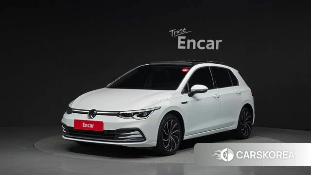 Volkswagen Golf 8th Generation 2022 Белый из Кореи