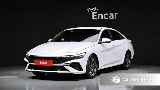 Hyundai The New Avante (CN7) 2023 Белый из Кореи