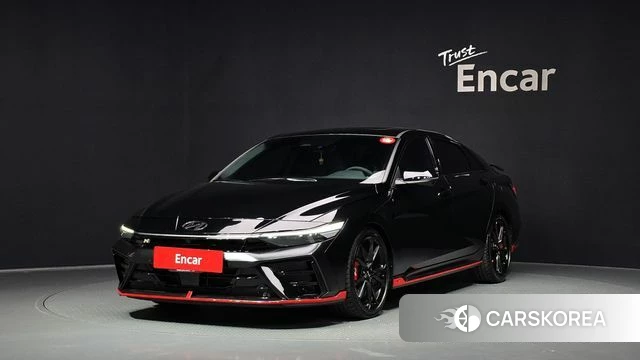 Hyundai The New Avante (CN7) 2023 Черный из Кореи