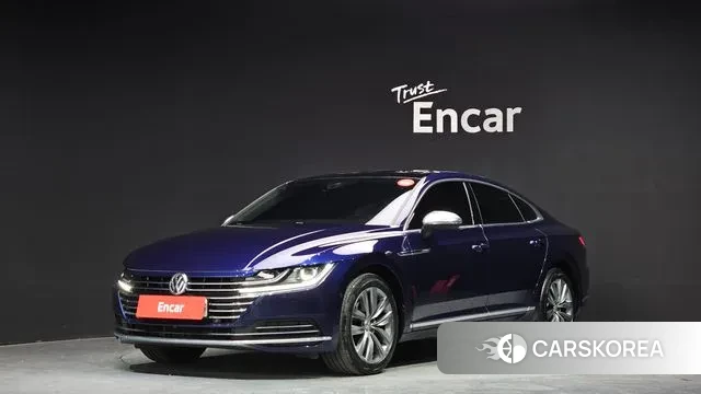 Volkswagen Arteon 2018 Синий из Кореи