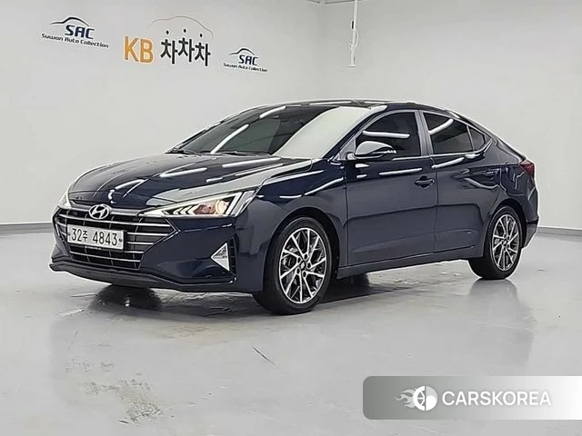Hyundai The New Avante AD 2019 Синий из Кореи