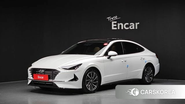 Hyundai Sonata (DN8) 2019 Белый из Кореи