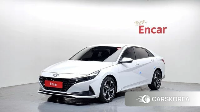 Hyundai Avante (CN7) 2020 Белый из Кореи