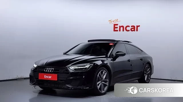 Audi A7 (4K) 2022 Черный из Кореи