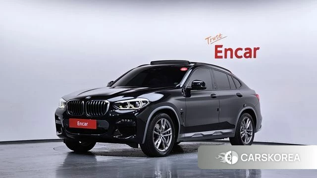 BMW X4 (G02) 2021 Черный из Кореи