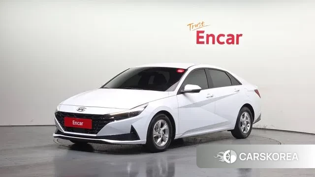 Hyundai Avante (CN7) 2022 Белый из Кореи