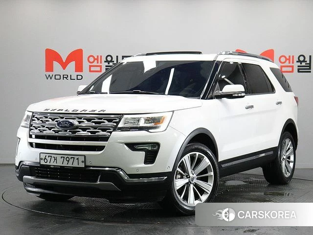 Ford Explorer 2018 Черный из Кореи