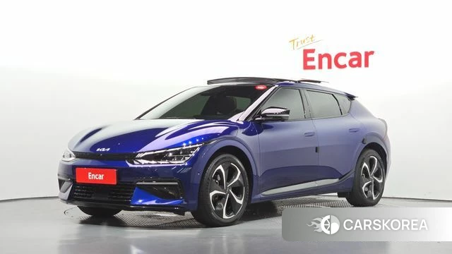 Kia EV6 2022 Синий из Кореи