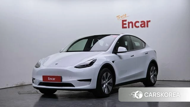 Tesla Model Y 2023 Белый из Кореи