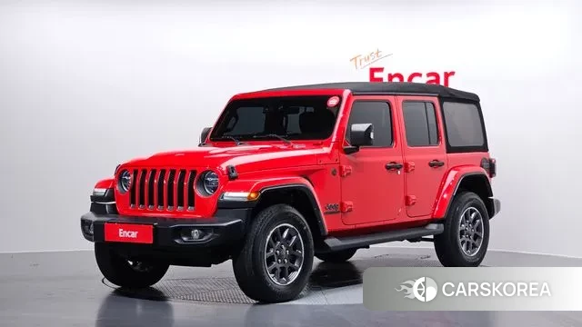 Jeep Wrangler (JL) 2021 Красный из Кореи