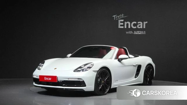 Porsche 718 Boxster 2019 Белый из Кореи