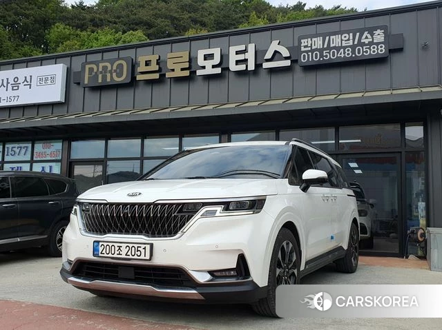 Kia Carnival 4th generation 2021 Белый из Кореи