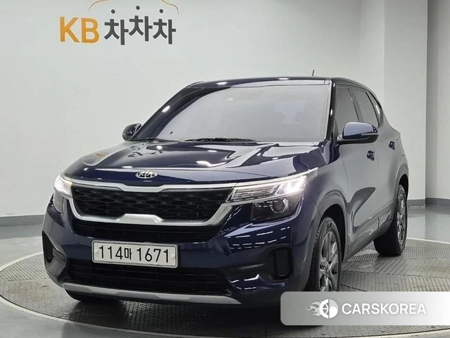 Kia Seltos 2019 Черный из Кореи