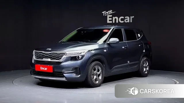 Kia Seltos 2021 Серый из Кореи