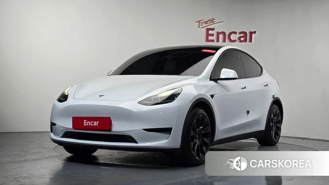 Tesla Model Y 2024 Белый из Кореи