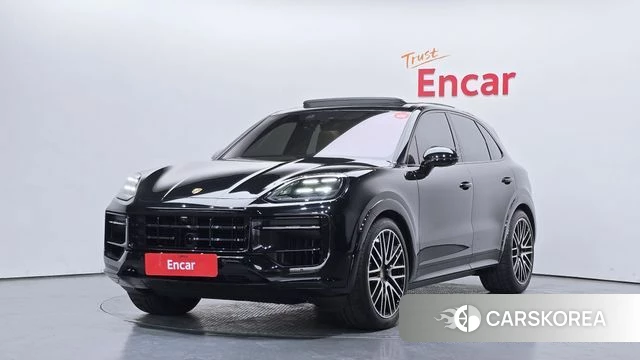 Porsche Cayenne (PO536) 2025 Черный из Кореи